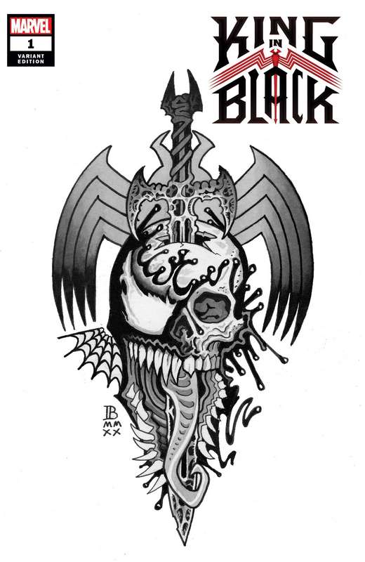 KING IN BLACK #1 (OF 5) BEDERMAN TATTOO VARIANT