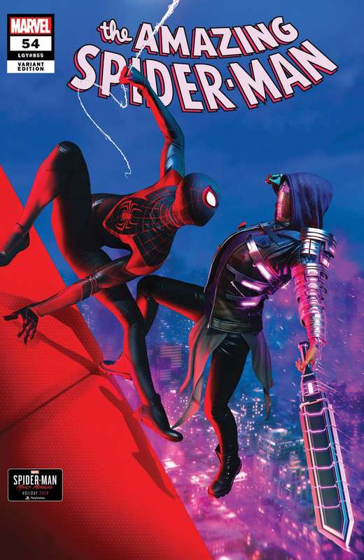 AMAZING SPIDER-MAN #54 1:10 GOULDEN SPIDER-MAN MILES MORALES VARIANT LR