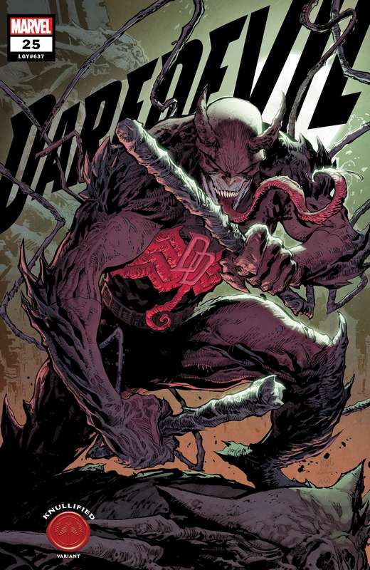 DAREDEVIL #25 OPENA KNULLIFIED VARIANT