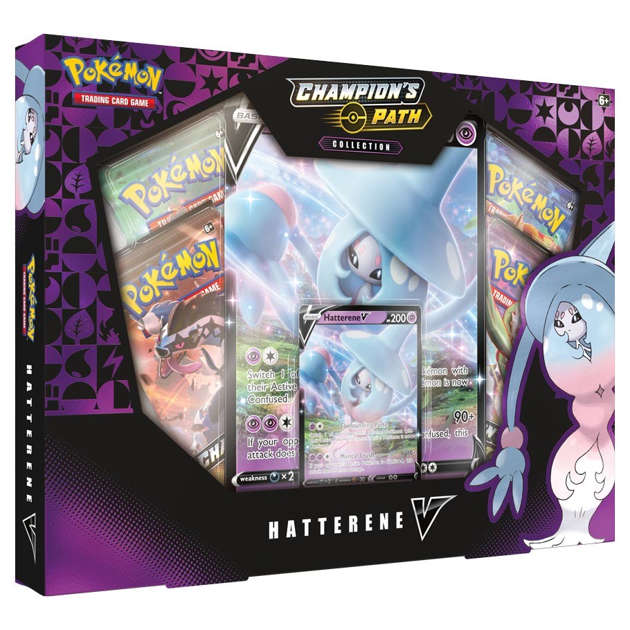 POKEMON PKM CHAMPION'S PATH HATTERENE V COLLECTION