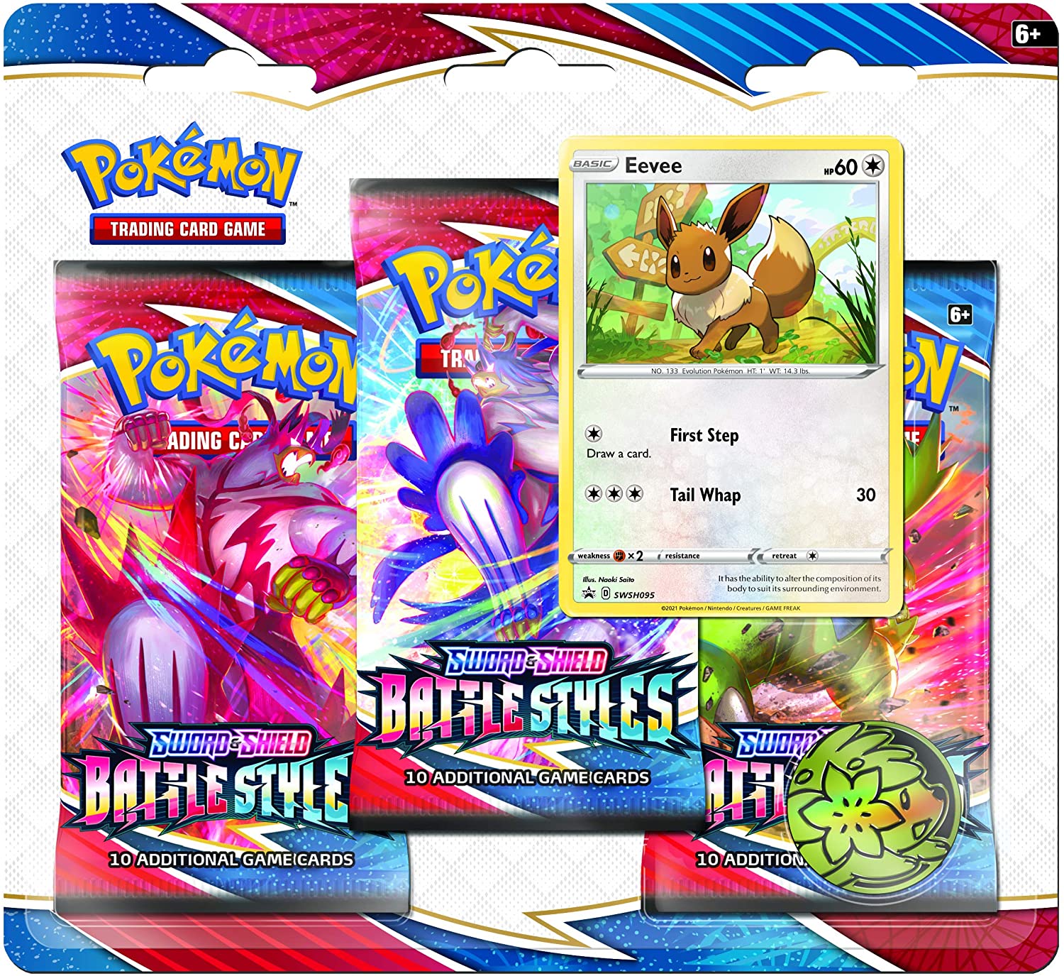 Pokemon TCG (PKM): Battles Styles 3 Pack Blister