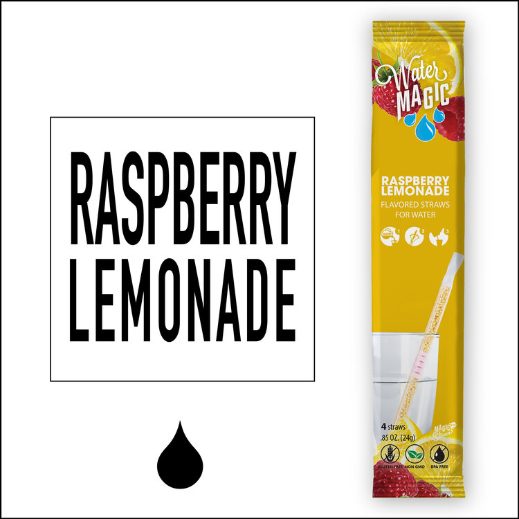MAGIC STRAWS - WATER MAGIC - Raspberry Lemonade