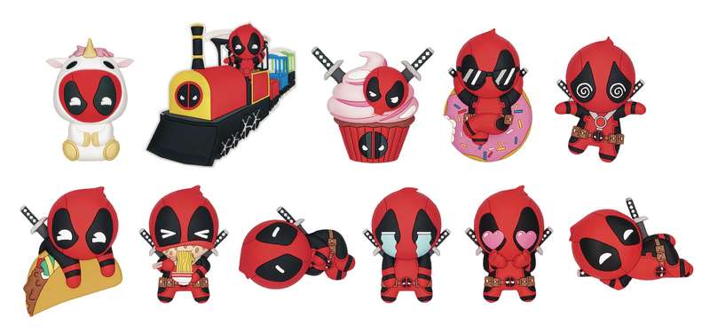 DEADPOOL SERIES4 3D FOAM BAG CLIP BMB
