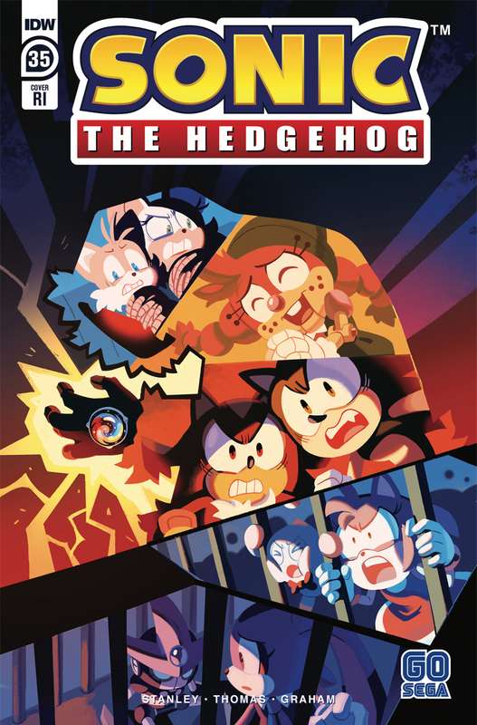 SONIC THE HEDGEHOG #35 1:10 FOURDRAINE RATIO VARIANT