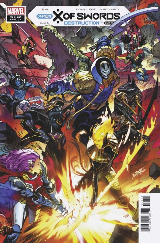 X OF SWORDS DESTRUCTION #1 LARRAZ CONNECTING VARIANT