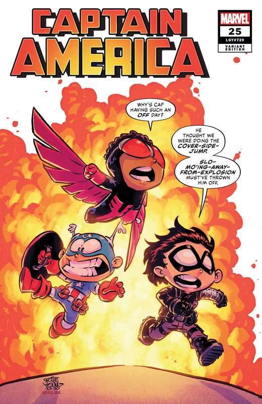 CAPTAIN AMERICA #25 YOUNG VARIANT