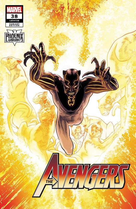 AVENGERS #38 KUDER BLACK PANTHER PHOENIX VARIANT