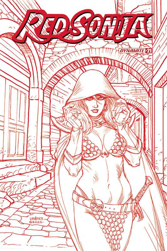 RED SONJA #21 1:25 LINSNER TINT FOC RATIO VARIANT  RED SONJA #21 1:25 LINSNER TINT FOC RATIO VARIANT