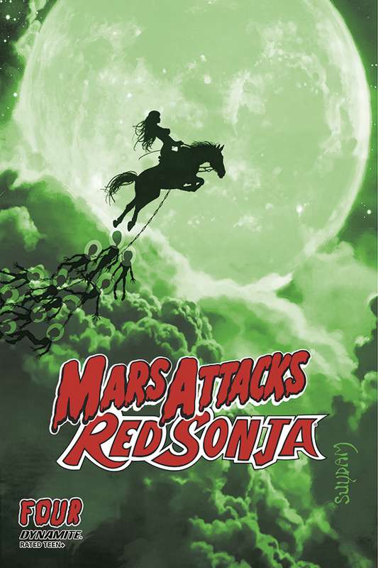 MARS ATTACKS RED SONJA #4 1:21 SUYDAM TINT FOC RATIO VARIANT  MARS ATTACKS RED SONJA #4 1:21 SUYDAM TINT FOC RATIO VARIANT