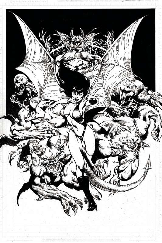 VENGEANCE OF VAMPIRELLA #12 1:21 CASTRO B&W VIRGIN FOC RATIO VARIANT  VENGEANCE OF VAMPIRELLA #12 1:21 CASTRO B&W VIRGIN FOC RATIO VARIANT