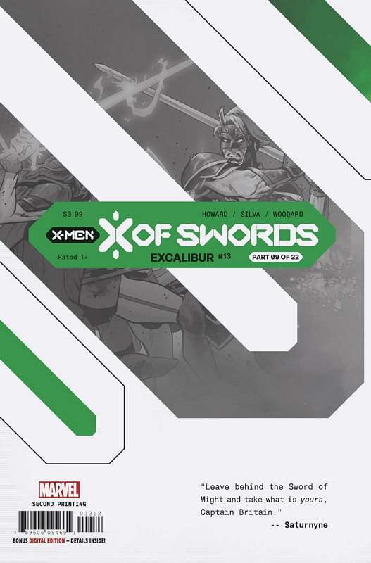 EXCALIBUR #13 2ND PTG VARIANT XOS