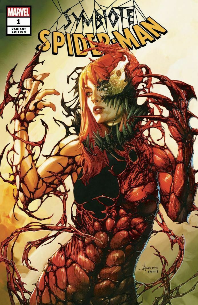SYMBIOTE SPIDER-MAN #1 ANACLETO VARAINT MARVEL COMICS QUEEN CARNAGE MARY JANE