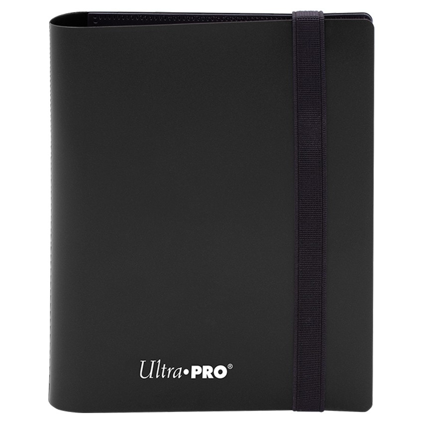 ULTRA PRO PREMIUM 4 POCKET BINDER PORTFOLIOS JET BLACK