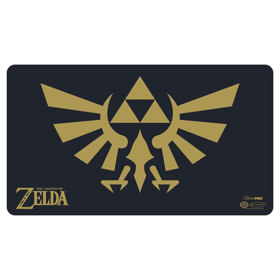 Zelda Black and Gold Playmat