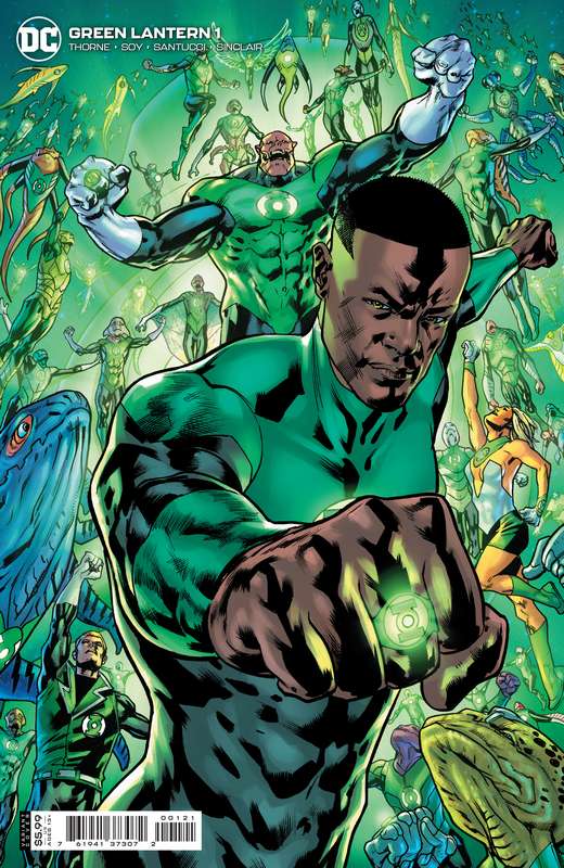 GREEN LANTERN #1 CVR B BRYAN HITCH CARD STOCK VARIANT