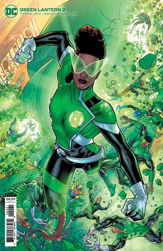 GREEN LANTERN #2 CVR B BRYAN HITCH CARD STOCK VAR