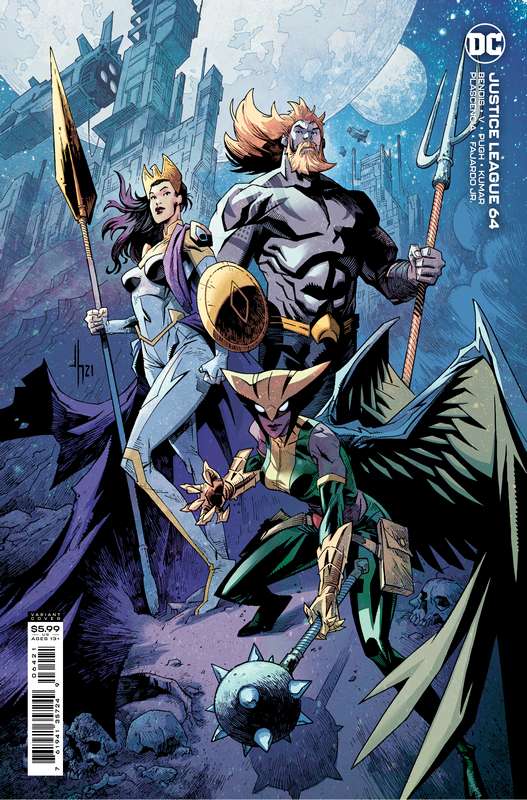 JUSTICE LEAGUE #64 CVR B JASON HOWARD CARD STOCK VARIANT