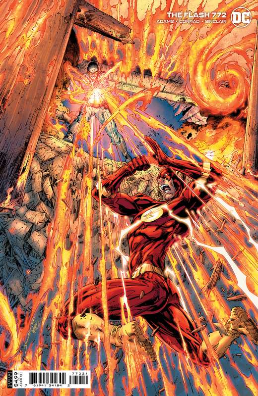 FLASH #772 CVR B BRETT BOOTH CARD STOCK VARIANT
