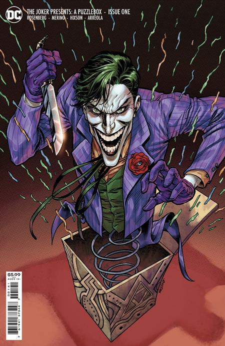 JOKER PRESENTS A PUZZLEBOX #1 (OF 7) INC 1:25 JESUS MERINO CARD STOCK VARIANT
