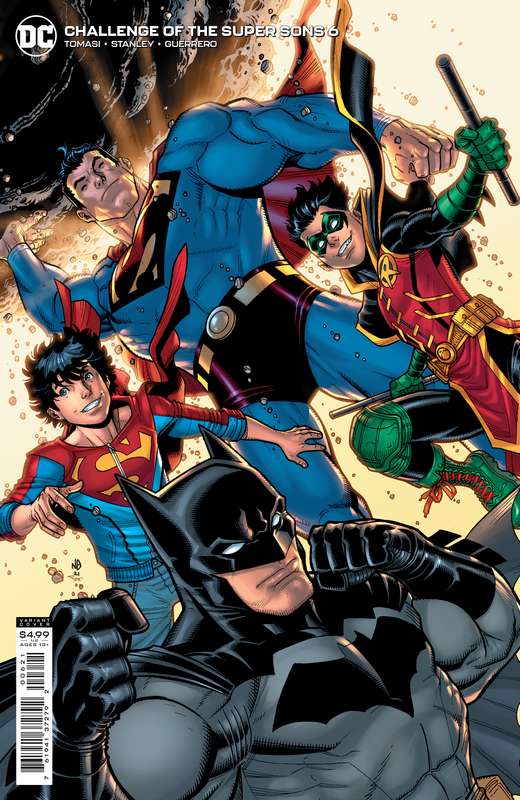 CHALLENGE OF THE SUPER SONS #6 (OF 7) CVR B NICK BRADSHAW CARD STOCK VARIANT