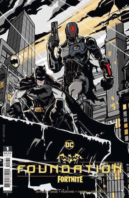BATMAN FORTNITE #1 FOUNDATION (ONE SHOT) CVR C 1:25 DONALD MUSTARD CARD STOCK VARIANT