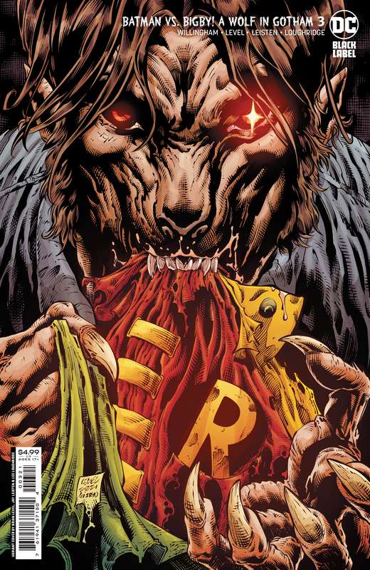 BATMAN VS BIGBY A WOLF IN GOTHAM #3 (OF 6) CVR B BRIAN LEVEL & JAY LEISTEN CARD STOCK VARIANT (MR)
