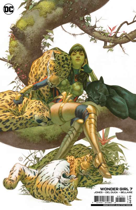 WONDER GIRL #7 CVR B JULIAN TOTINO TEDESCO CARD STOCK VARIANT