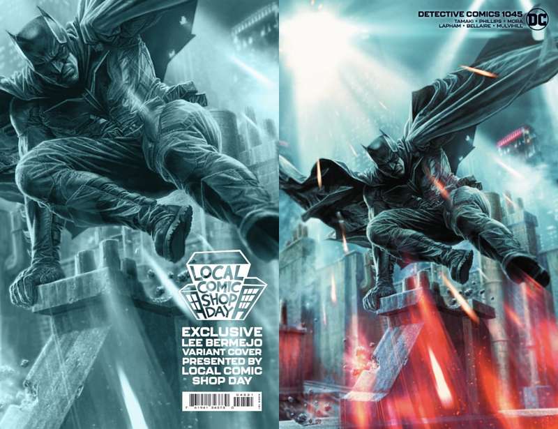 LCSD DETECTIVE COMICS #1045 SILVER FOIL CARD STOCK VARIANT