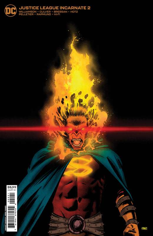 JUSTICE LEAGUE INCARNATE #2 (OF 5) CVR B JORGE FORNES CARD STOCK VARIANT