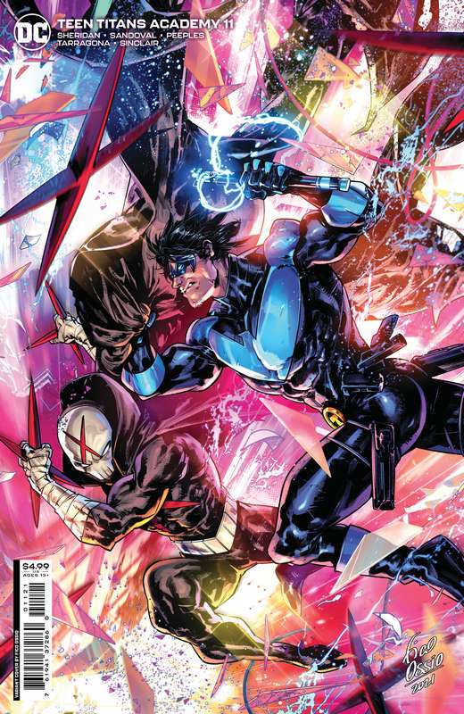 TEEN TITANS ACADEMY #11 CVR B FICO OSSIO CARD STOCK VARIANT