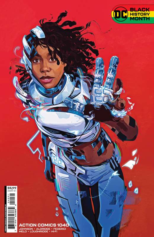 ACTION COMICS #1040 CVR C ALEXIS FRANKLIN BLACK HISTORY MONTH CARD STOCK VARIANT