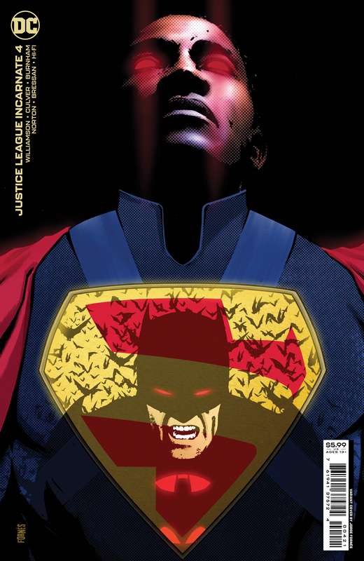 JUSTICE LEAGUE INCARNATE #4 (OF 5) CVR B JORGE FORNES CARD STOCK VARIANT