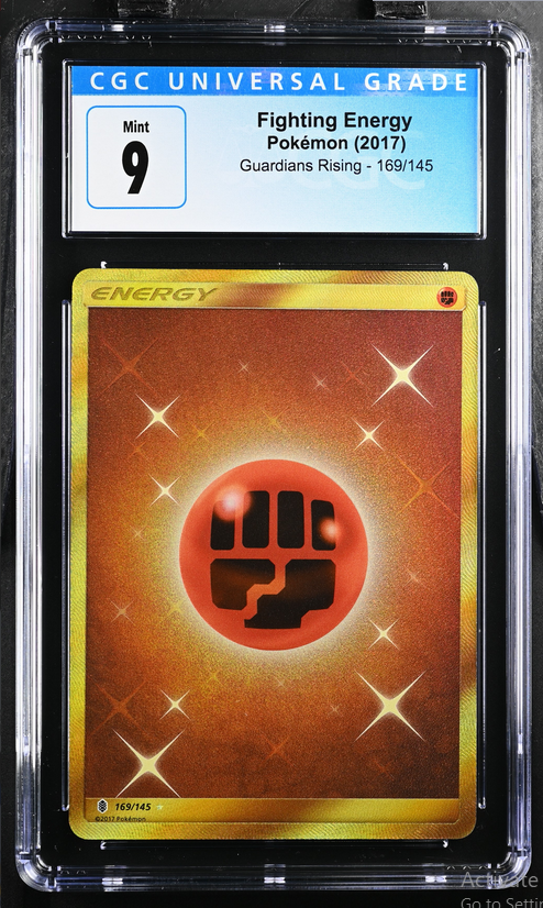 Graded TCG (PKMN) - Fighting Energy Guardians Rising 169/145 CGC 9