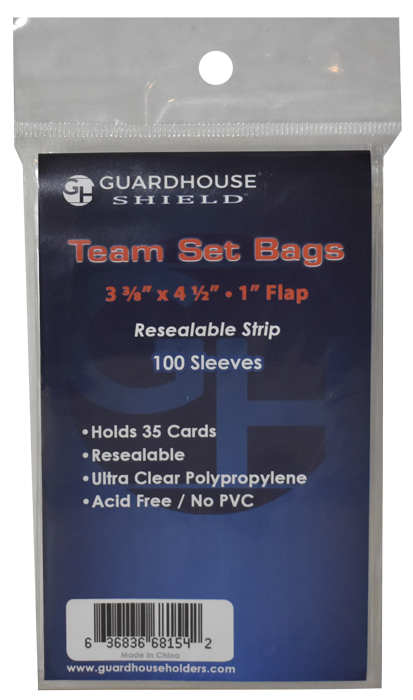 Shield Resealable Sleeve for Team Set Bags