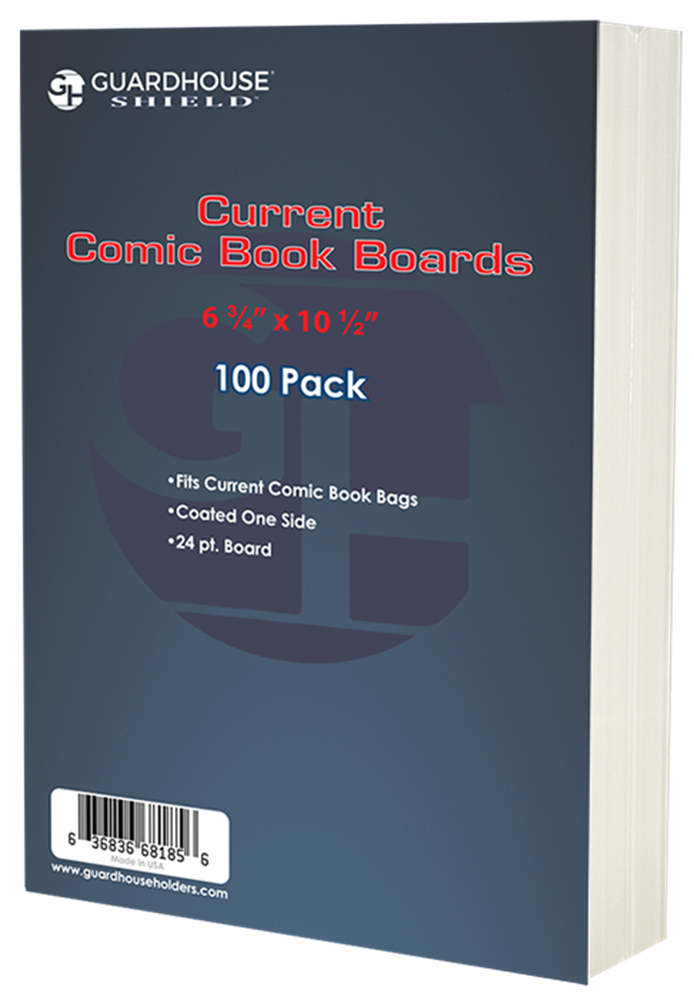 Backing Boards for Current Comic Book Bag (6 3/4 x 10 1/2) - 100 Pack