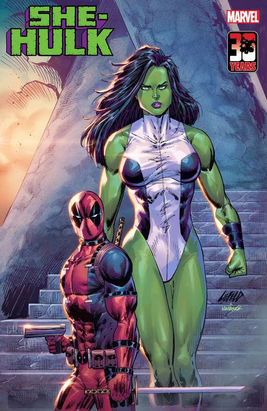 SHE-HULK #1 LIEFELD DEADPOOL 30TH VARIANT