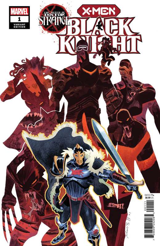 DEATH OF DOCTOR STRANGE: X-MEN/BLACK KNIGHT #1 BERGARA VARIANT