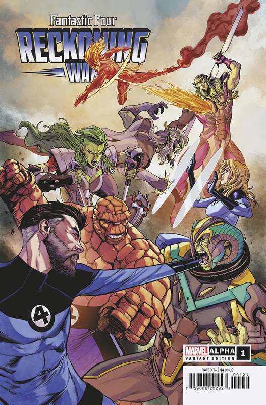 FANTASTIC FOUR: RECKONING WAR ALPHA #1 CASELLI VARIANT