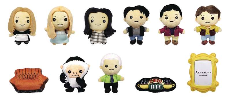 FRIENDS PLUSH BAG CLIP BMB