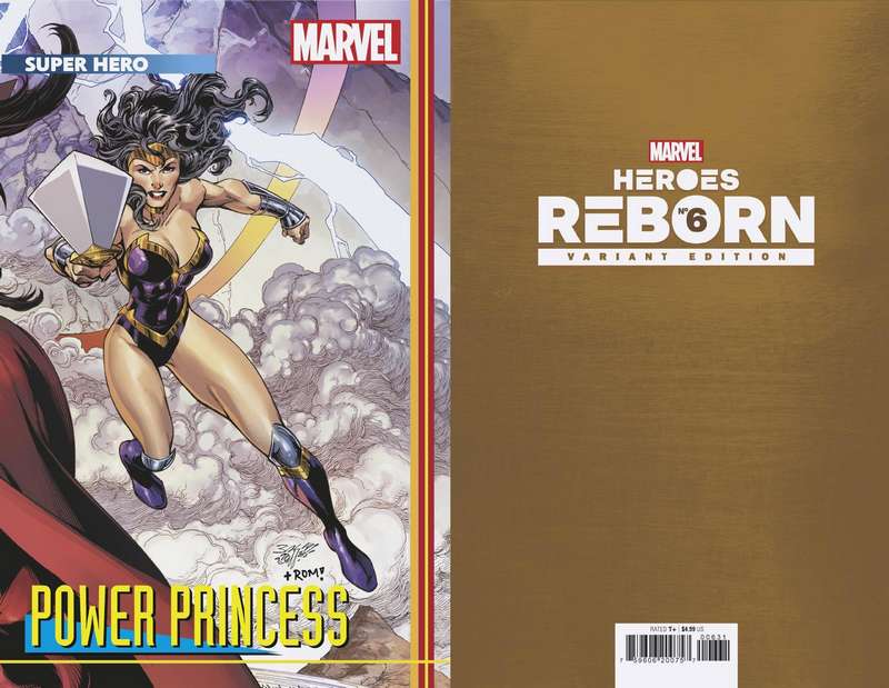 HEROES REBORN #6 (OF 7) BAGLEY CONNECTING TRADING CARD VARIANT