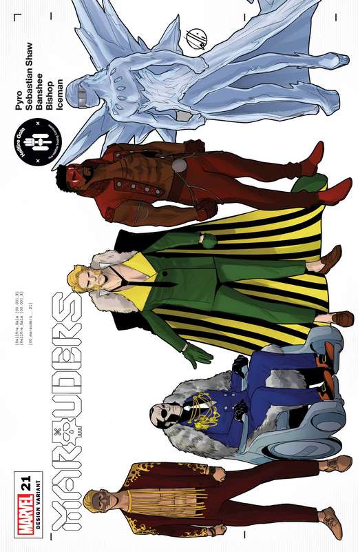 MARAUDERS #21 LOLLI CHARACTER DESIGN VARIANT GALA