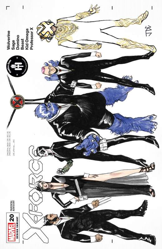 X-FORCE #20 CASSARA CHARACTER DESIGN VARIANT GALA