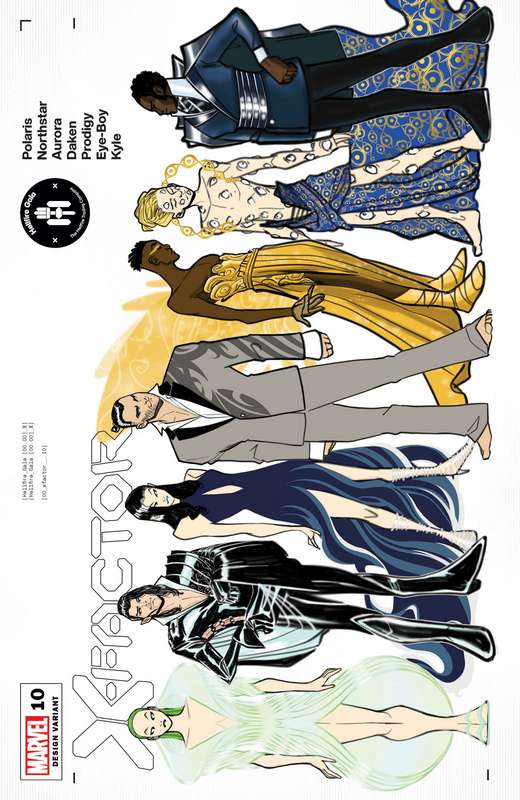 X-FACTOR #10 BALDEON CHARACTER DESIGN VARIANT GALA