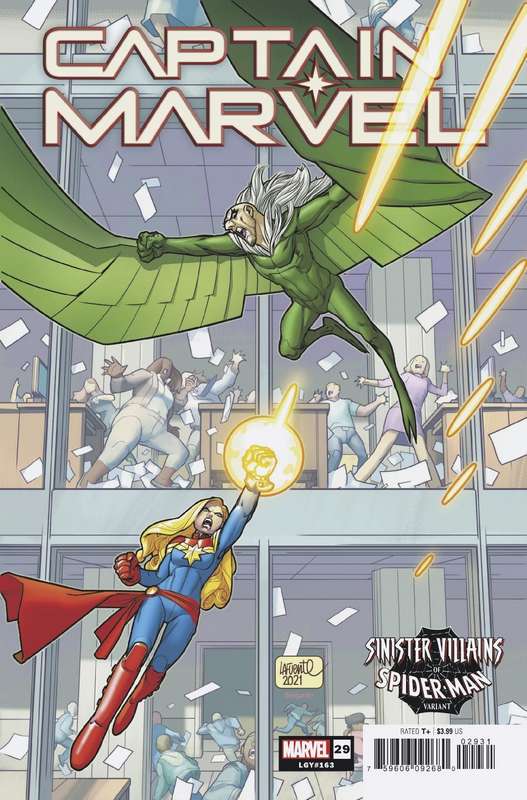 CAPTAIN MARVEL #29 LAFUENTE SPIDER-MAN VILLAINS VARIANT