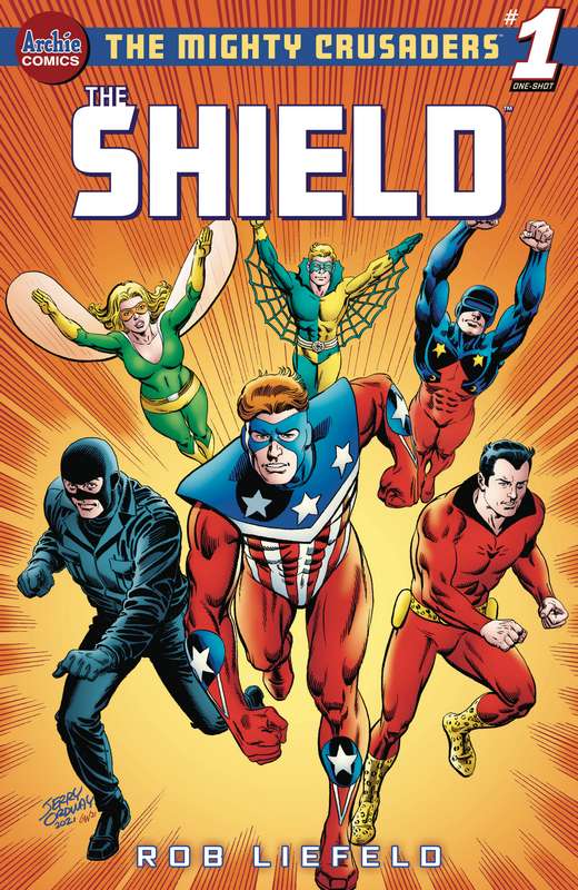 MIGHTY CRUSADERS ONE SHOT THE SHIELD CVR E JERRY ORDWAY  MIGHTY CRUSADERS ONE SHOT THE SHIELD CVR E JERRY ORDWAY