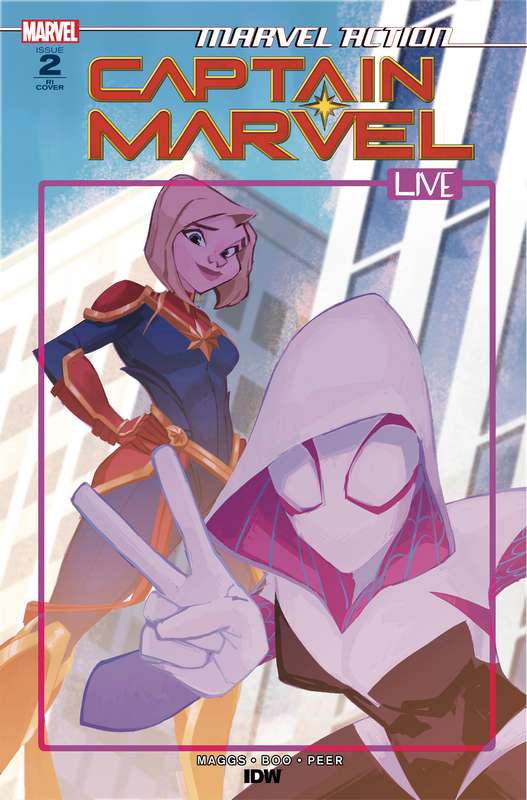 MARVEL ACTION CAPTAIN MARVEL #2 1:10 KAELA LASH RATIO VARIANT