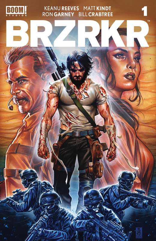 BRZRKR (BERZERKER) #1 CVR D BROOKS FOIL VARIANT (MR)
