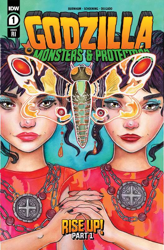 GODZILLA MONSTERS & PROTECTORS #1 1:15 VIC HOLLINS RATIO VARIANT