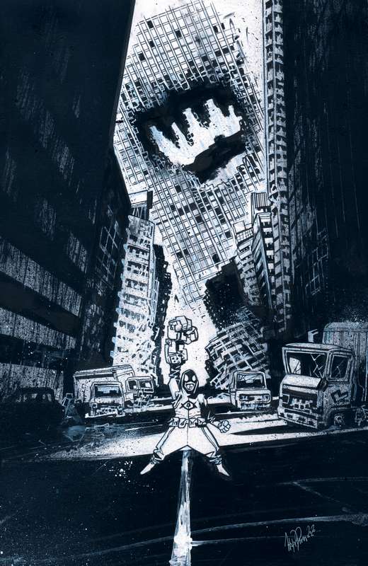 ULTRAMEGA BY JAMES HARREN #2 CVR D 1:10 B&W VIRGIN RATIO VARIANT