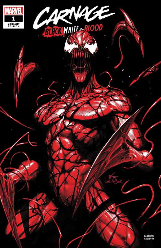 CARNAGE BLACK WHITE AND BLOOD #1 (OF 4) INHYUK LEE VARIANT